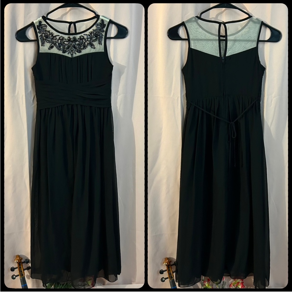 Girls black dress